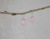 Pink Cat Earrings