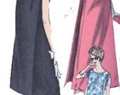 Vintage 60s Vogue 6022 Back Wrapped Maternity Evening Dress Size 12 Bust 32 UNCUT