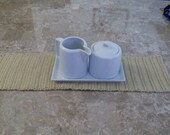 Gold Crocheted Table Runner