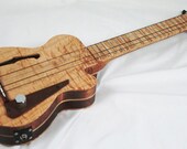 Vintage Les Paul Guitar Style Acoustic Electric Tenor Ukulele