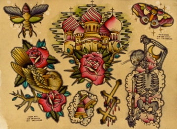 Flash sheet collaboration with Johann Morel - A4