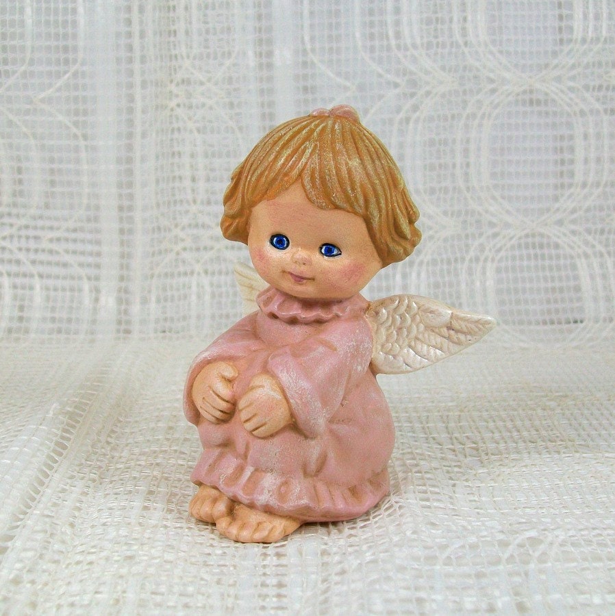 Cute Ceramic Angel Sitting