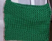 Handwoven, Handknitted Christmas Bag or Christmas Purse for Women