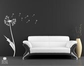 Dandelion Wall Decal - Vinyl Wall Stickers Art Graphics