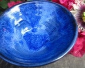 Periwinkle and blue Salsa Dish