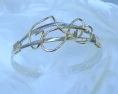 Swirls of Gold Cuff Bracelet