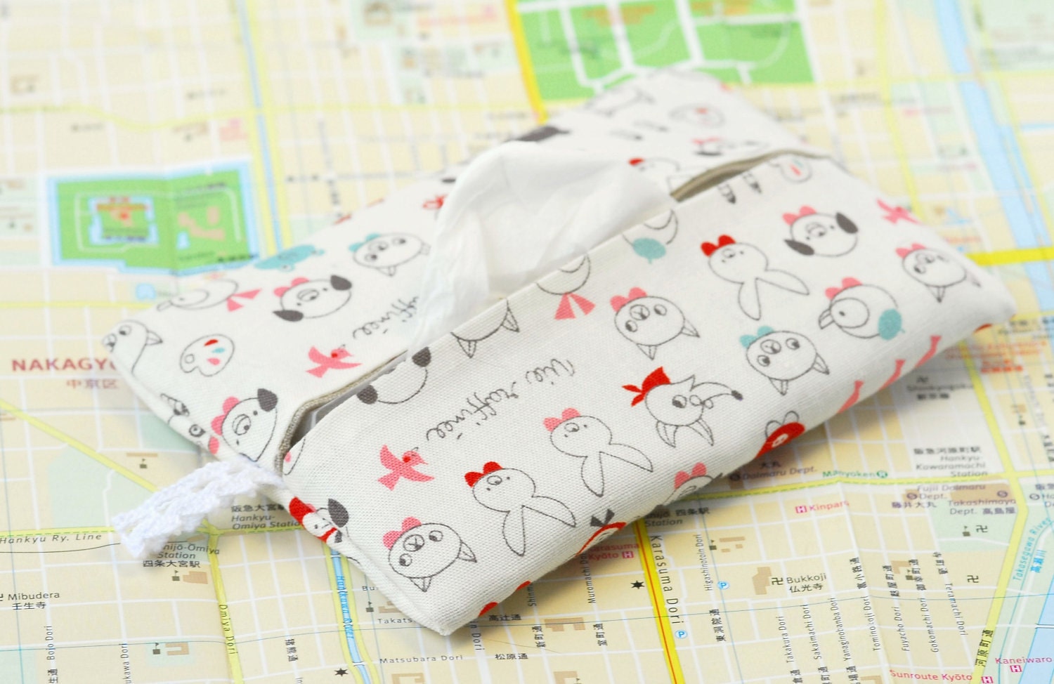 Tissue Pocket- Kawaii Animals