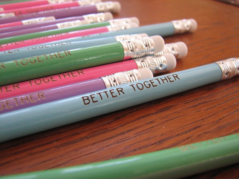 Better Together Pencil 6 Pack - Sweet and Fun Valentine Gift
