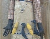 Primitive Mammy With Crows