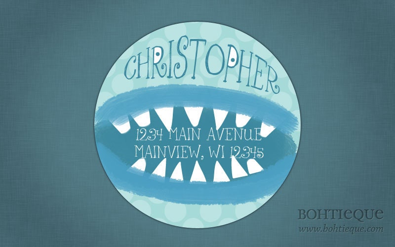 Custom Address Label or Favor Label - Monstar-Monster