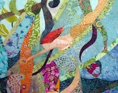 Little Mermaid - Quilt Fabric Art