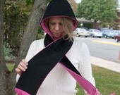 Made to Order - Cuddly Scoodie in Colorful Polar Fleece - Choose Your Colors - not eligible for coupon codes