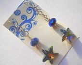 Sparkling Swarovski Starfish Earrings