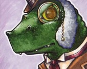 Sir Ambrose the Dinosaur ACEO