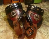 Steampunk goggles burgundy royal aristocrat- G003