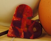 Yarn Cutter  - Purple Patch Heart - Thread Cutter - Knitter's Gifts - Stocking Stuffer idea