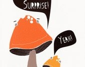 Life is a beautiful surprise - Illustration print