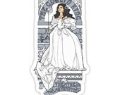 individual die cut Theatre de la Labyrinth sticker