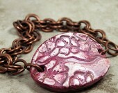 SALE Cherry Blossom, Copper Chainmaille Bracelet