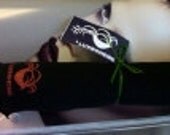 Luxboheme logo Everyday Cotton SCARF Black All Seasons Unisex Belt Gift luxboheme