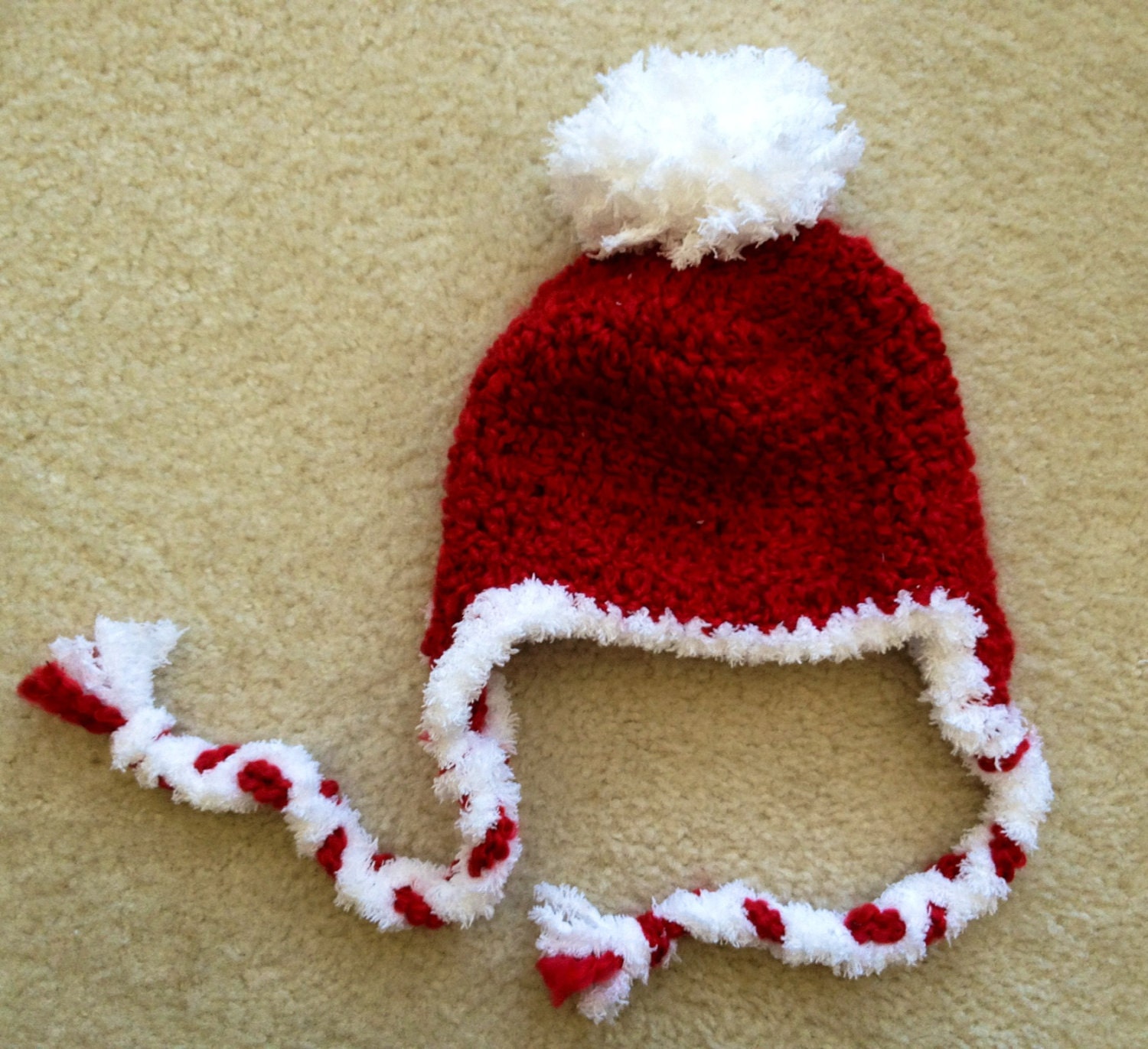 Candy Stripes Santa Hat (NB-12M)