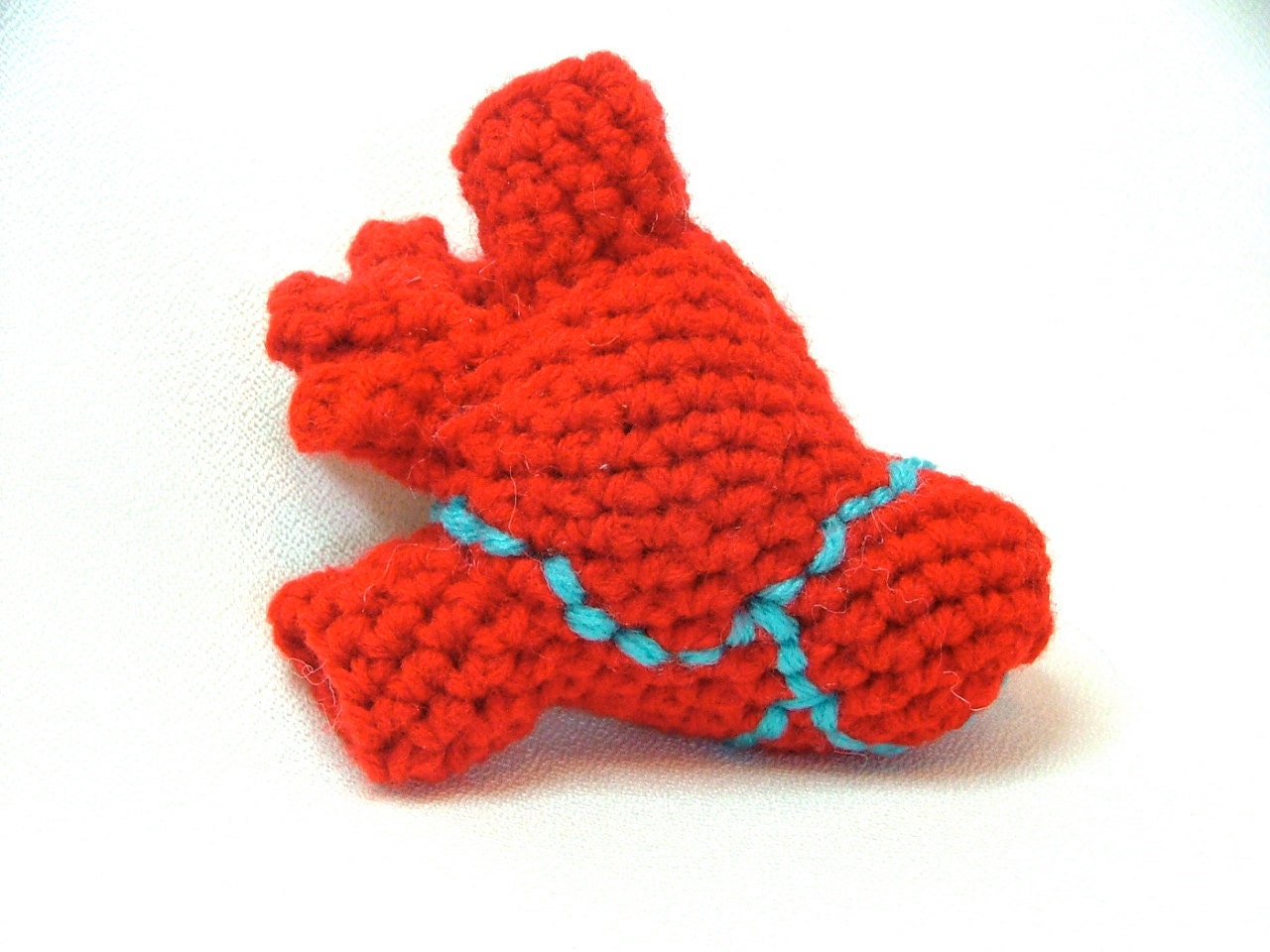 Heart, Anatomical Crochet Plush
