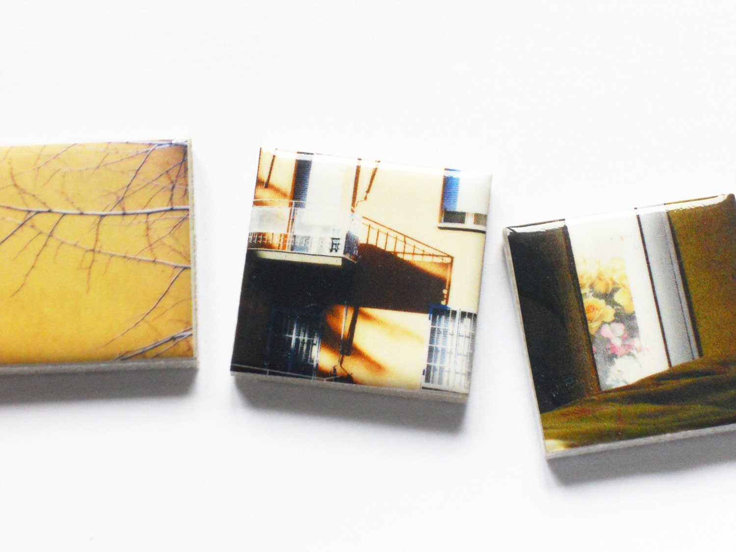 TREE SHADOW BED Fridge Magnet set of 3