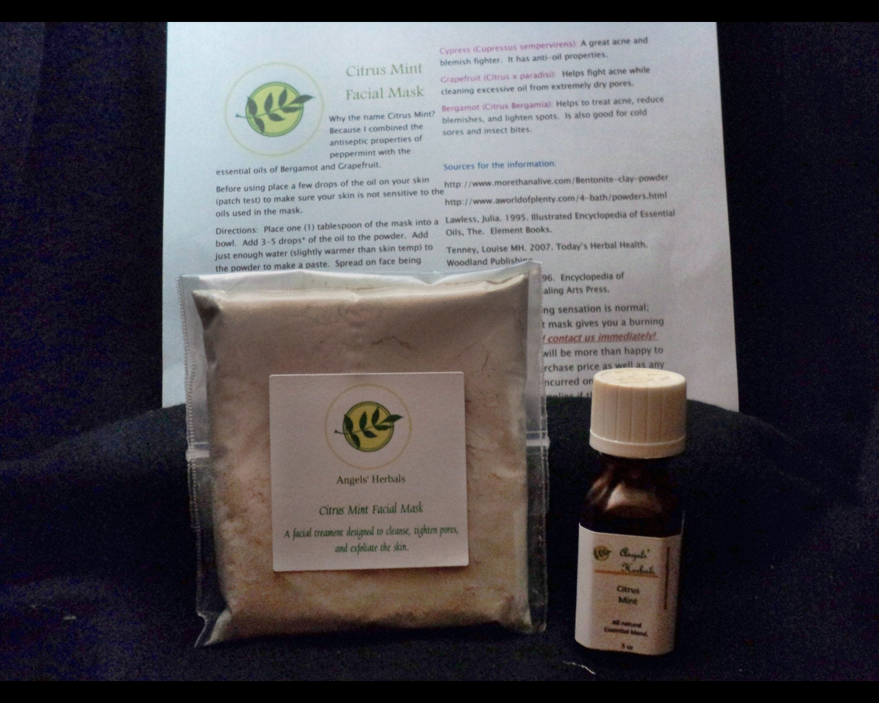 Citrus Mint Facial Mask