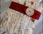 Nook Simple Touch / Kindle Touch / Kindle 4 E-reader Case - French Postcards