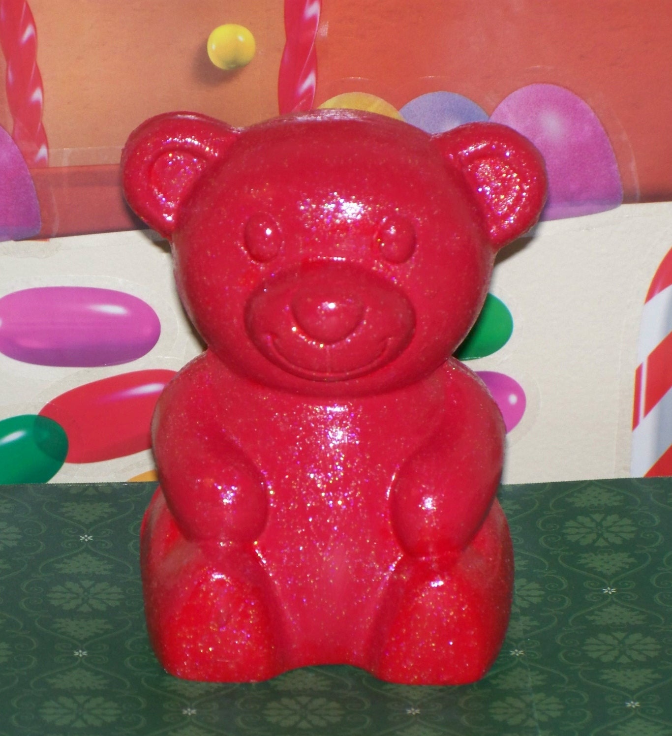 Candy Land inspired Large Fake Gummy Bear Centerpiece Photo Prop Birthday Decorations Room Decor Shoppe Display