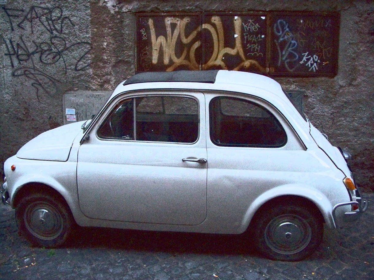 Italian Fiat 500 Photo Print