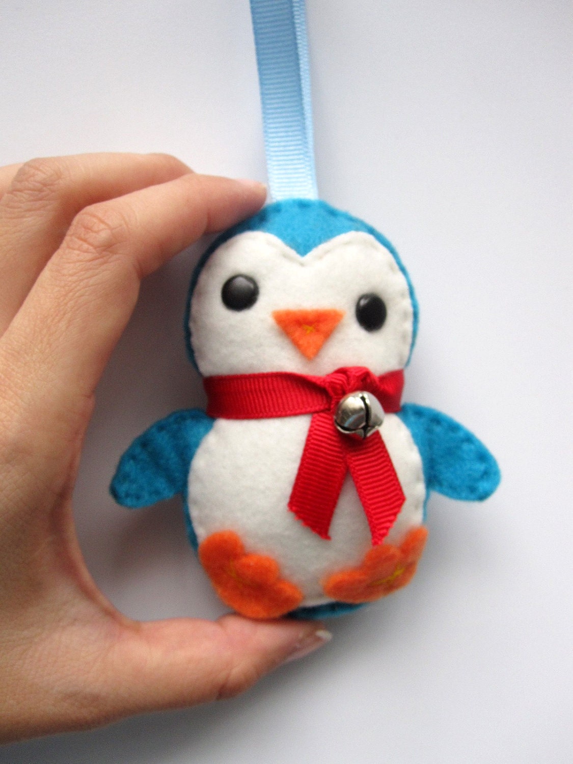 Adorable Felt Baby Penguin Plush Ornament