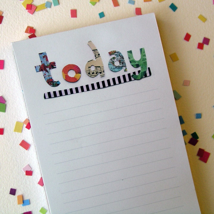 To Do List Notepad Today