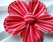 Red and White Toddler Headband (12-18 Months)