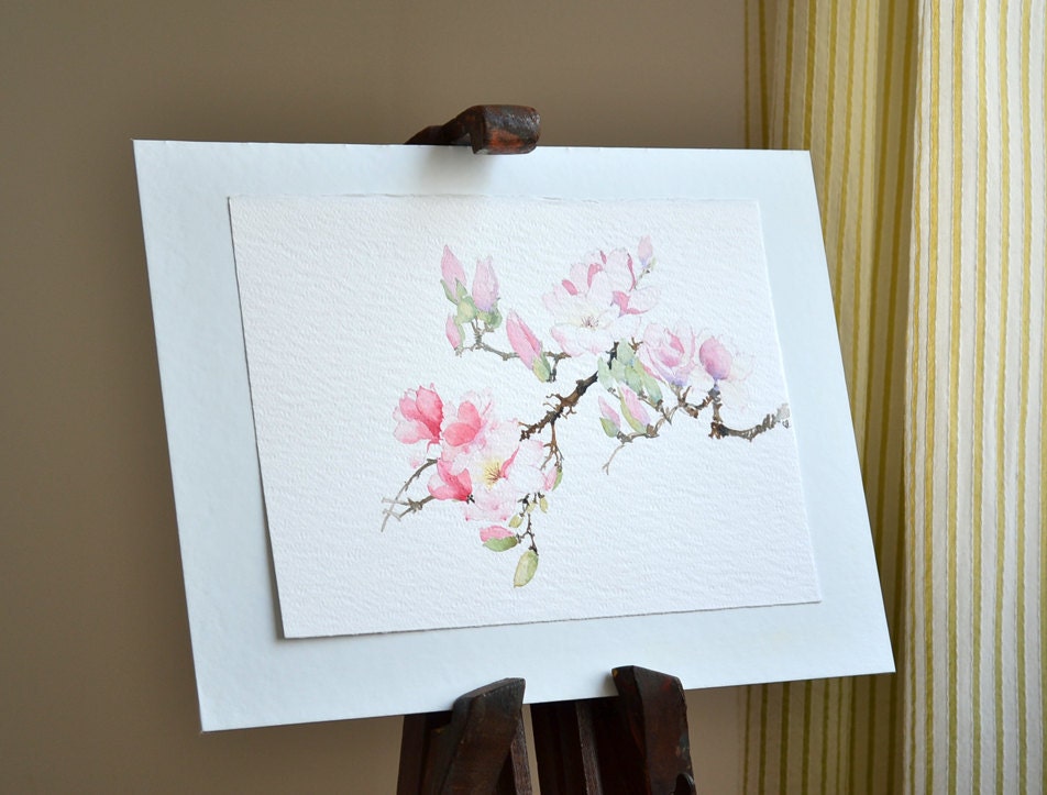 Floral Beauty 4 - Original Watercolor Painting