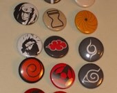 Naruto Buttons- mega set