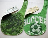 reversable tshirt bibs . price reduced