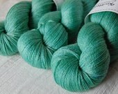 Shine: Merino Tencel Fingering Weight Yarn Peacock