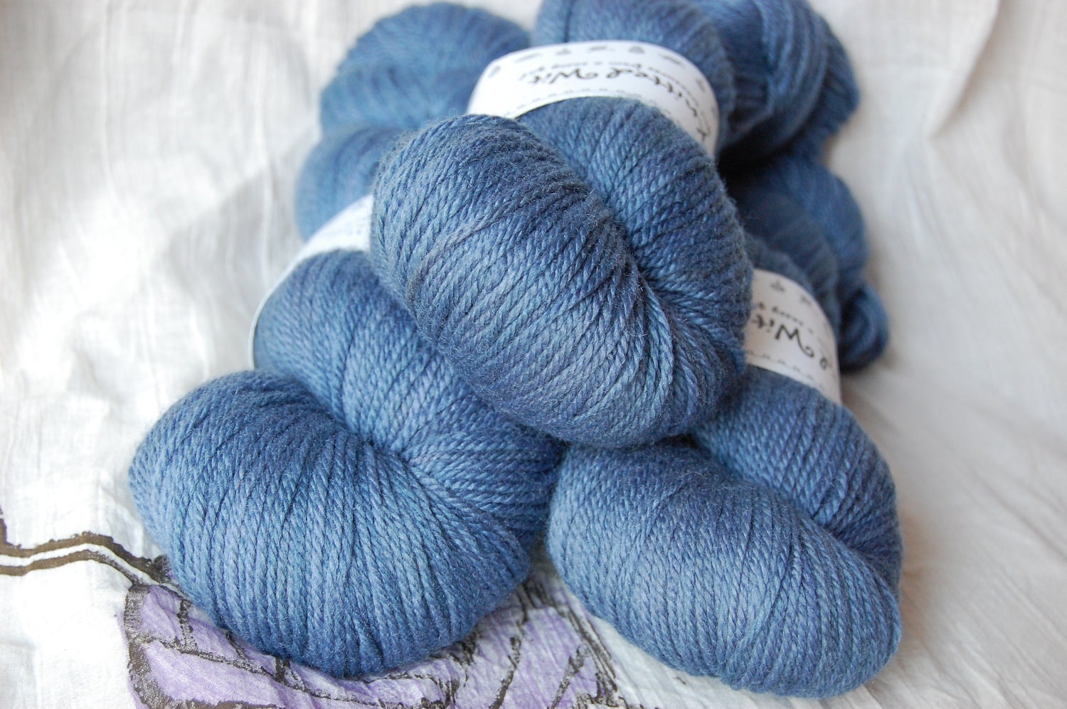 DK 85 Polwarth Wool 15 Silk Azulite