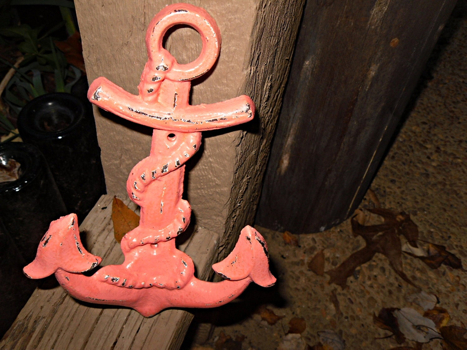 Ready To Ship Cast Iron Nautical Anchor / Wall Hook