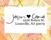Return Address Stamp - SELF INKING - Jason Hearts Cara