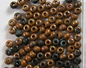 100 - 3mm Rondelle Bead Oxidized Copper