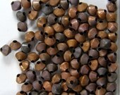 100 - 4.8mm BICONE Bead Oxidized Copper
