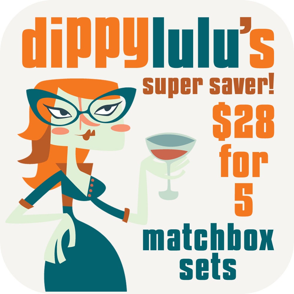 Gag gift, joke, silly, funny, clever-- Matchbox super saver FIVE set