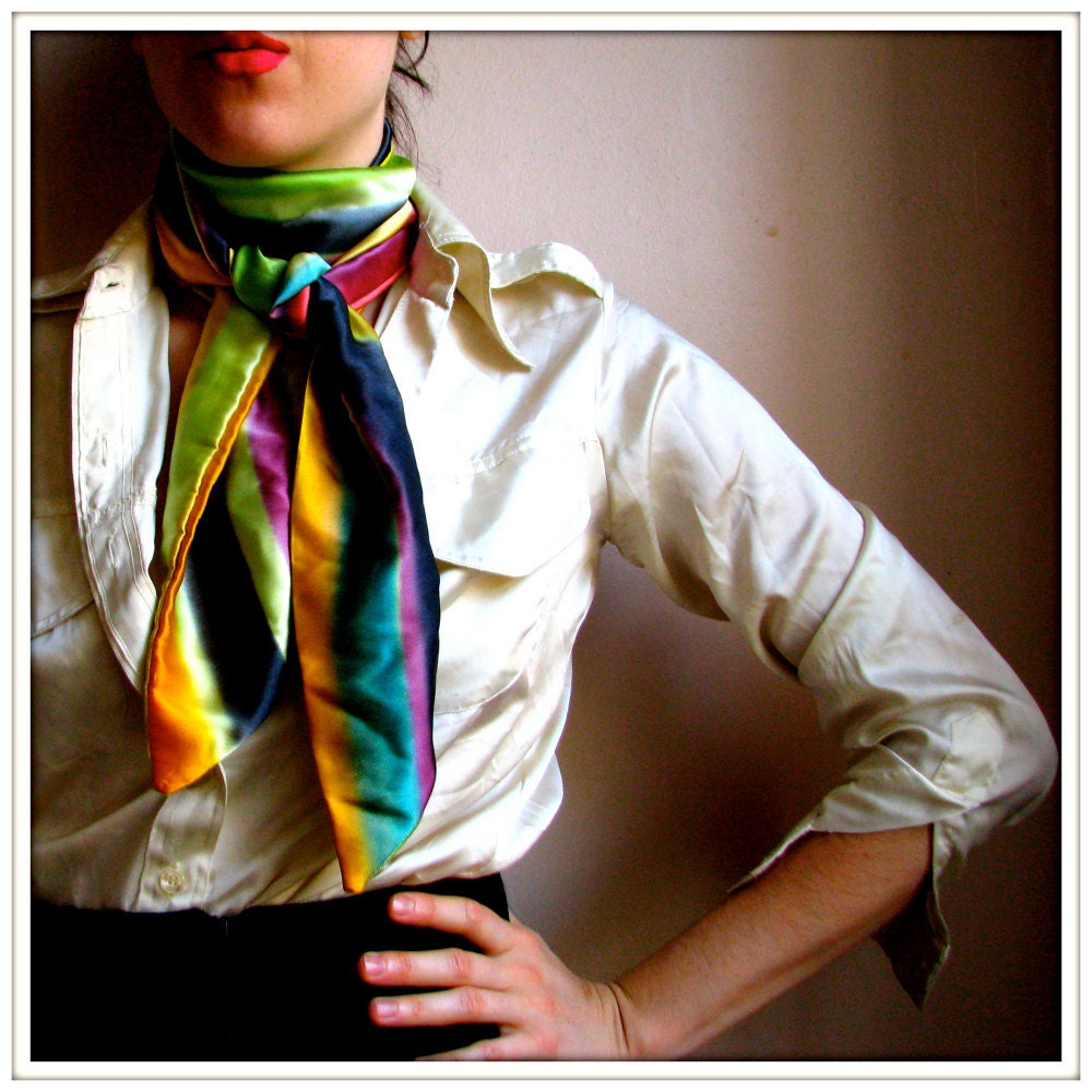 Watercolor Silk Scarf