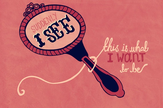 Suddenly I See by KT Tunstall - 4x6 inch Matte Photographic Lyrical Print