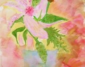 Footstep on a plant