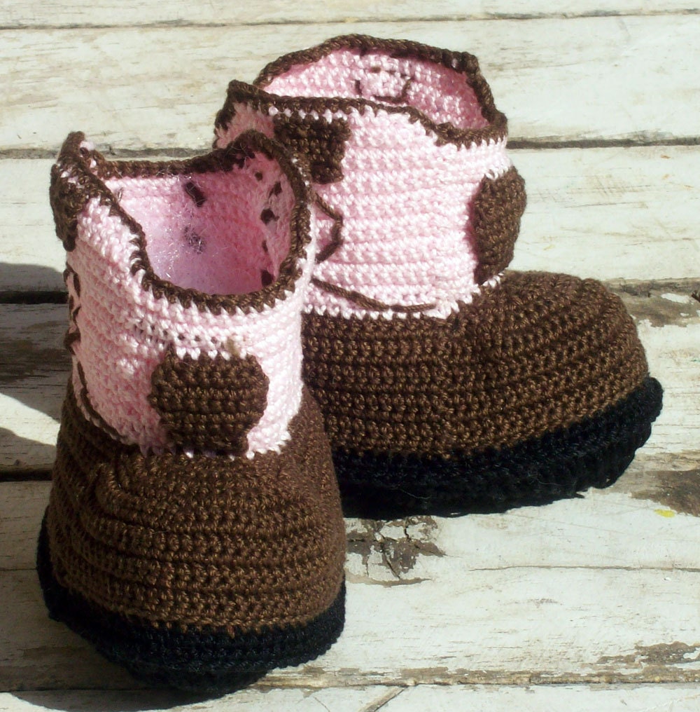 Cowgirl Boot Baby Booties