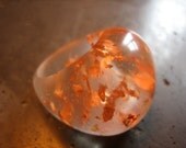 Resin and Copper Leaf Ring