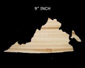 9" inch Virginia State Shaped Cutting Board / Barboard
